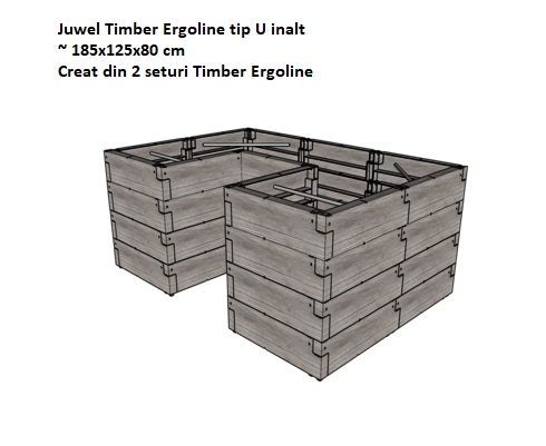 Jardiniera de gradina Juwel Timber Ergoline [11]