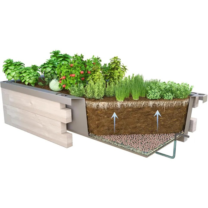 Jardiniera  Juwel Timber pentru balcon & terasa [5]