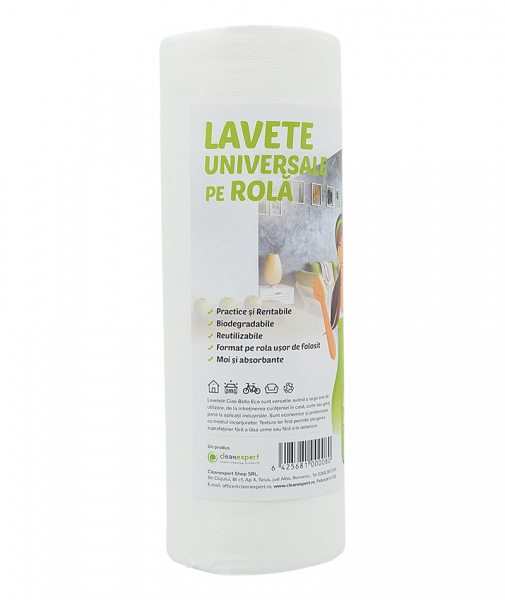 Lavete universale pe rola Ciao Bella, ECO, 40 buc/ rola [3]