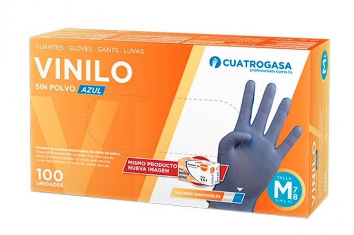 Manusi din latex, pudrate L, 100 buc/ set [6]