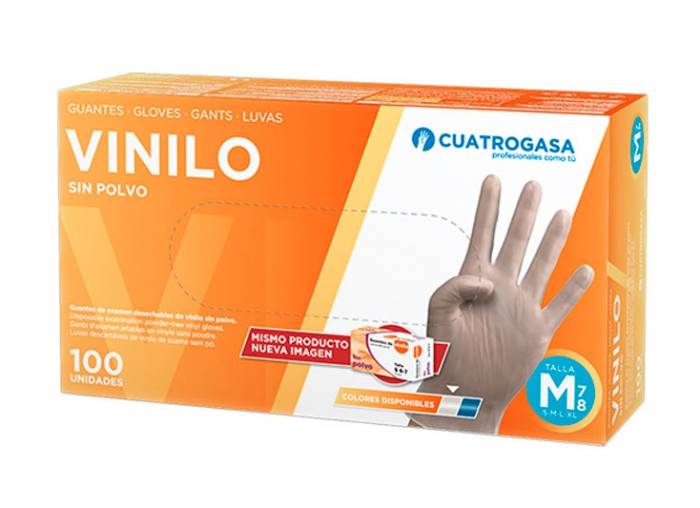 Manusi din latex, pudrate L, 100 buc/ set [5]