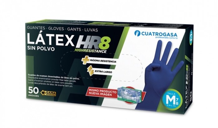 Manusi din latex, pudrate L, 100 buc/ set [4]