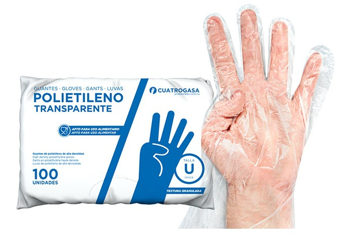 Manusi din latex, pudrate L, 100 buc/ set [10]