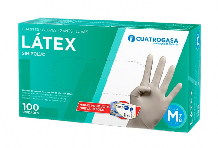 Manusi din latex, pudrate L, 100 buc/ set [3]