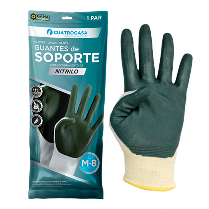 Manusi de protectie, nitril, M, 2 buc/ set [3]