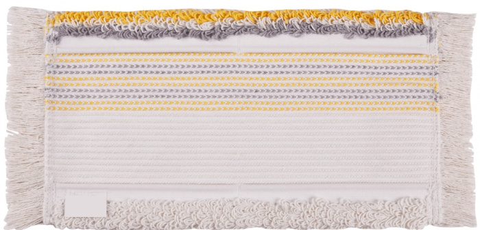 Mop plat de bumbac, compatibil cu sistemul Twixter Vermop, galben, 40 cm [2]