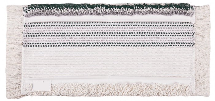 Mop plat de bumbac, compatibil cu sistemul Twixter Vermop,  verde, 40 cm [2]