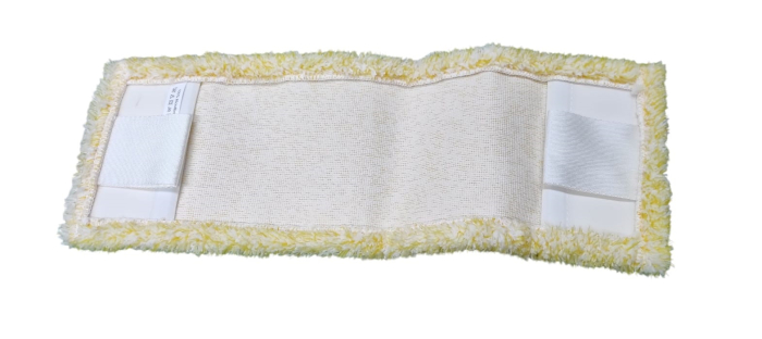 Mop plat din microfibra cu buzunare, galben, 40 cm [2]