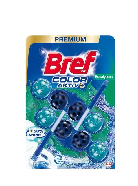 Odorizant toaleta Bref Power Aktiv Blue Eucalipt, 2x50 g [1]