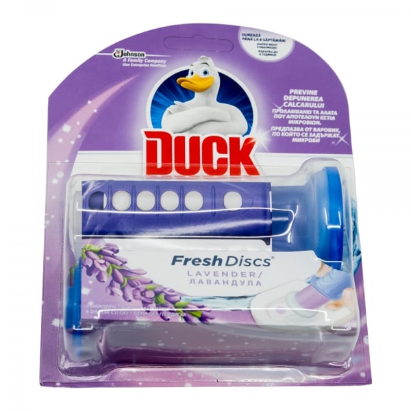 Odorizant gel pentru vasul de toaleta Duck Fresh Discs Lavanda, 36 ml [1]