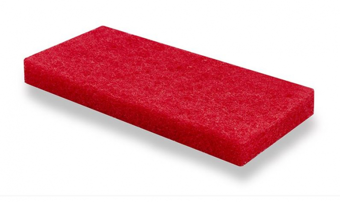 Pad fibra abraziva XXL, rosu, 12 x 25 cm [1]