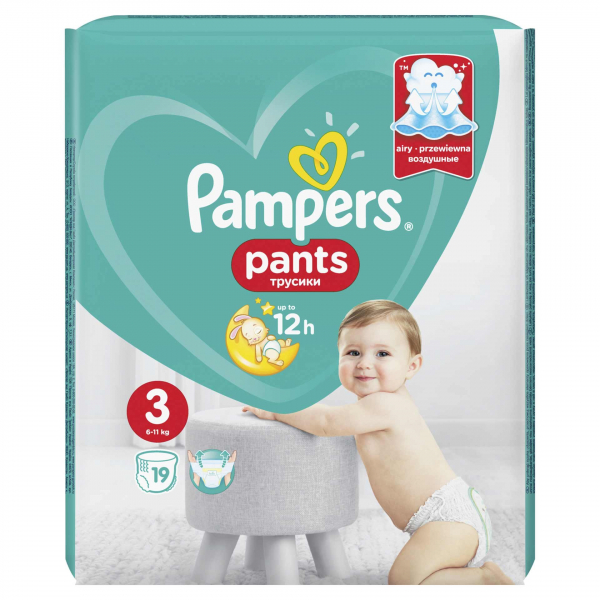 Pampers Pants 3, scutece chilotel, 19 buc [1]