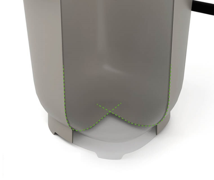 Recipient colectare deseuri biodegradabile (compostor), 25 L [6]