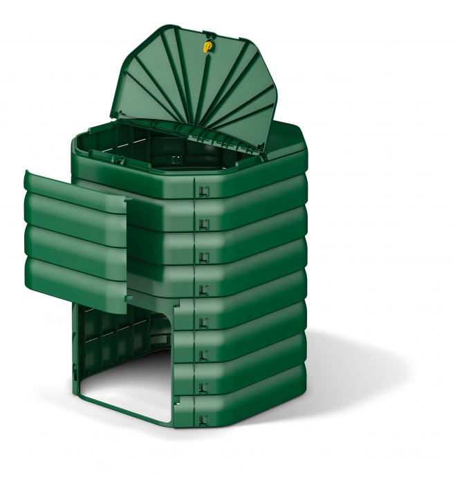 Compostor de gradina, verde, 300 L [6]