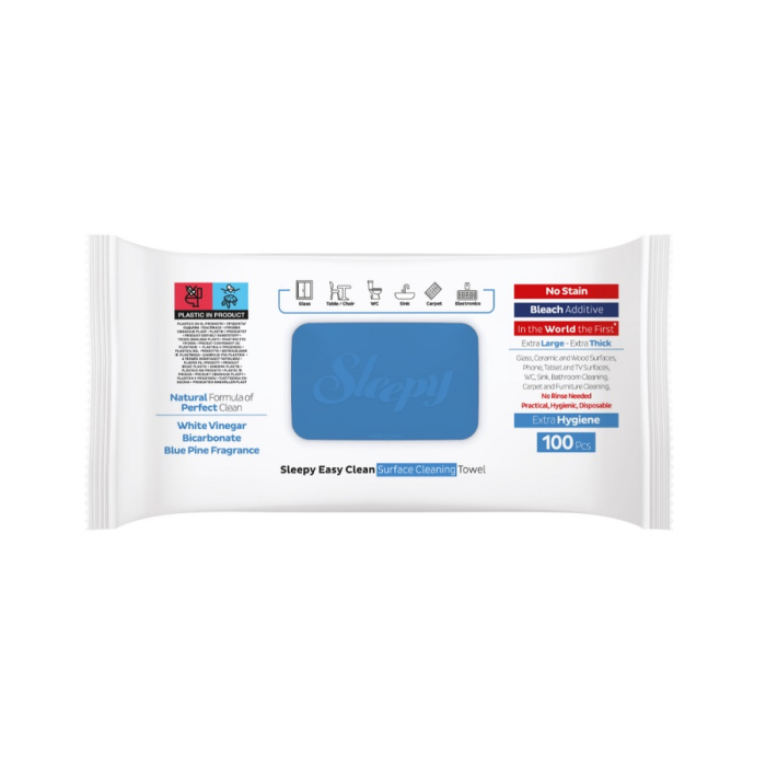 Servetele umede pentru multisuprafete Sleepy Easy Clean Herbal Soap Additive, 100 buc [3]
