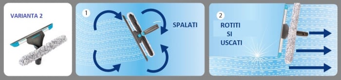 Set curatare geam, MOERMAN Pro Combi Tool, 35 cm [8]