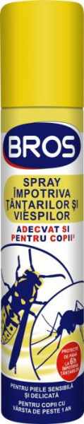Spray impotriva tantarilor si viespilor pentru copii, Bros, 90 ml [1]