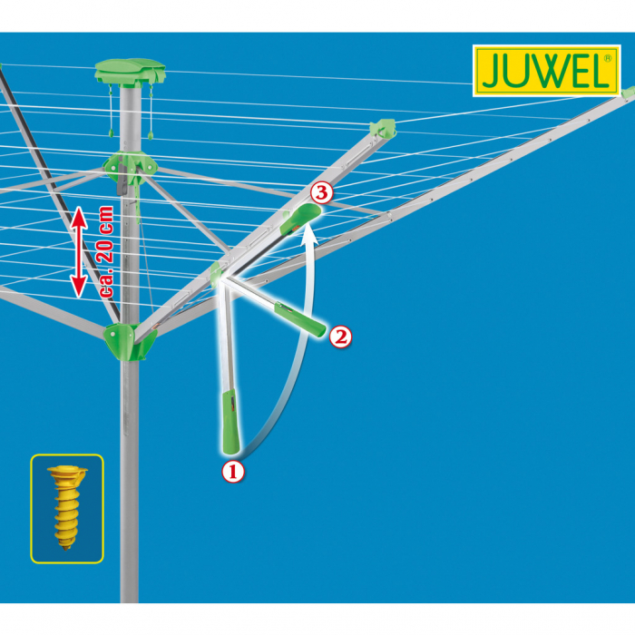 Uscator pentru rufe Juwel Novaplus 600 Lift [4]