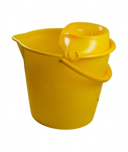 Galeti - Galeata rotunda 13 L, cu storcator, galbena