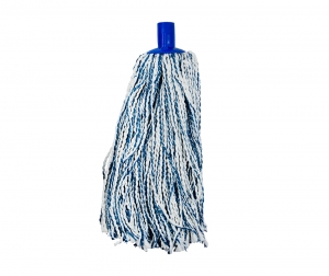 Rezerve Mop Clasice - Mop microfibra si bumbac, albastru, 225 g