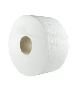 Hartie igienica - Hartie igienica Mini Jumbo, 2 straturi, alba,12 buc/pac