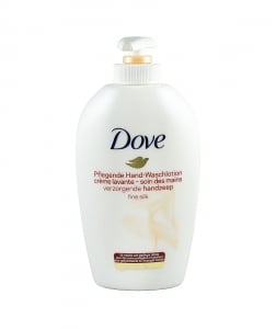 Ingrijire maini - Sapun lichid Dove Fine Silk cu pompita, 250 ml