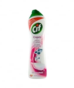 Detergenti universali - Cif Pink Flower, crema de curatat, 500 ml