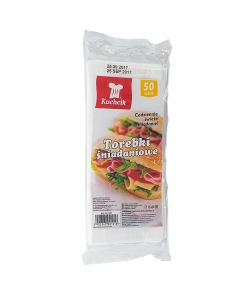 Folii si ambalaje - Pungi sandwich din hartie Kuchcik, 50 buc/set, 21 x 10 cm
