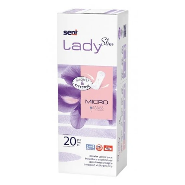 Scutece adulti - Absorbante pentru incontinenta urinara, Seni Lady Slim Micro, 20 buc