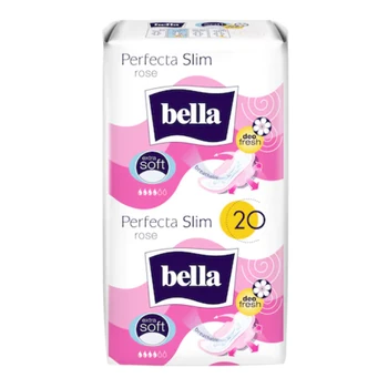 Absorbante si tampoane - Absorbante Perfecta Slim Rose, Bella, 20 buc