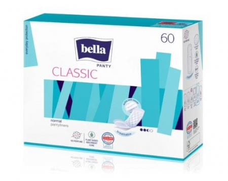 COSMETICE, INGRIJIRE PERSONALA - Absorbante zilnice Panty Classic, Bella, 60 bucati