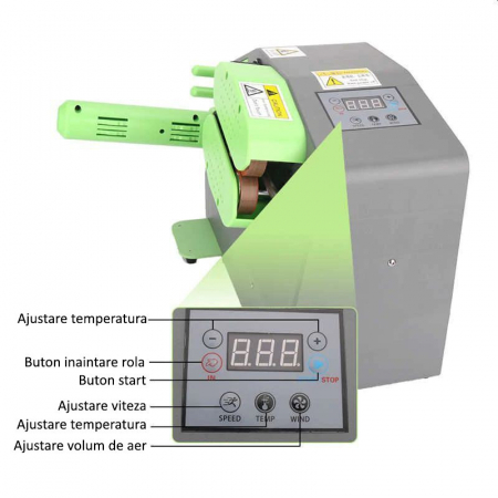 Masina pentru folie bule de aer, 12 metri/ minut, 200W [2]