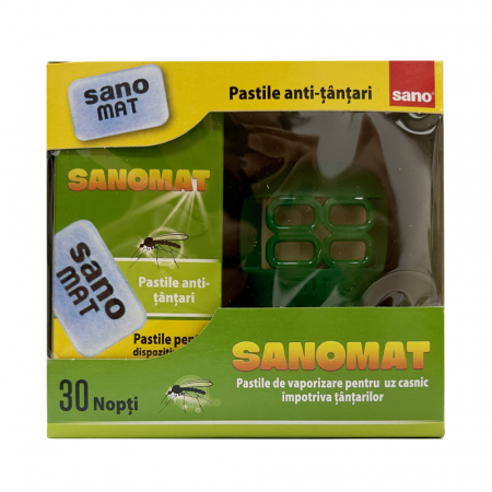 Insecticide - Sanomat Aparat electric + 30 pastile impotriva tantarilor