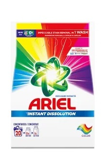 Detergent de rufe - Ariel Detergent automat pudra Color, 1.5 kg, 20 de spalari