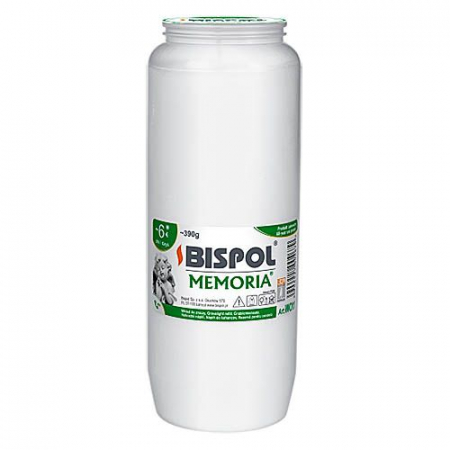 Accesorii seminee, sobe si gratare - Bispol Memoria W07 candela rezerva alba, 4.5 zile, 310 gr