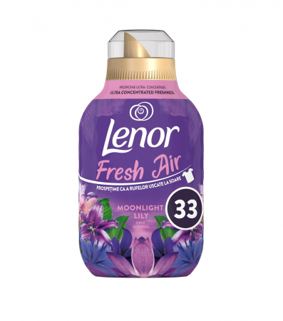 DETERGENTI, PRODUSE CURATENIE - Balsam de rufe Lenor Fresh Air Effect Moonlight Lily, 462 ml, 33 spalari