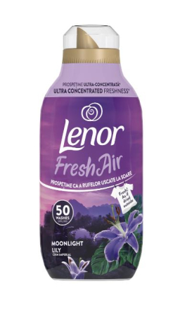 Detergenti textile - Balsam de rufe Lenor Fresh Air Effect Moonlight Lily, 700 ml, 50 spalari