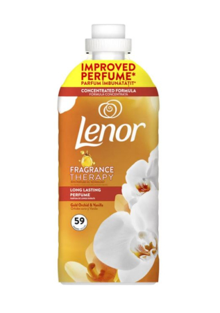 Detergenti textile - Balsam de rufe Lenor Orange & Verbena, 1.239 L, 59 spalari