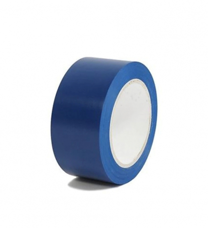 Avertizare, delimitare - Banda marcare adeziva, albastru, 48 mm * 66 m