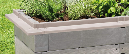 Jardiniere - Bariera (bordura) de protectie impotriva melcilor Juwel Timber