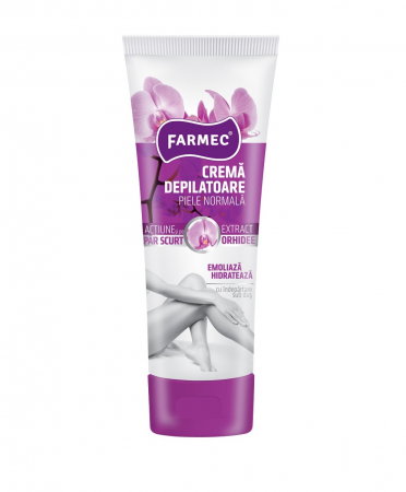 Ingrijire corp - Crema depilatoare pentru piele normala, Orhidee, 150 ml