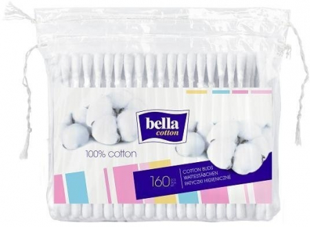 Ingrijire corp - Betisoare urechi Bella, punga 160 buc/set