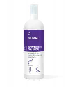 Solutie desfundat tevi - Biotratament pentru curatarea instalatiilor sanitare, COLOWAY L, 1 L
