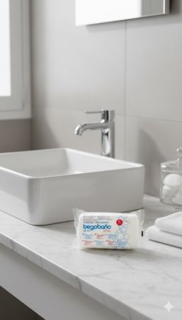 Burete impregnat cu gel de dus, unica folosinta, Natura, 10 buc/ pachet [2]