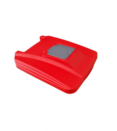 COLECTARE SELECTIVA - Capac cos de gunoi, CEX CUBE 100 l, rosu