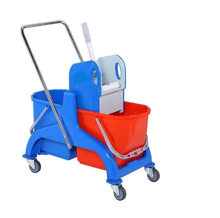 Carucioare curatenie - Carucior curatenie profesional, dublu, 2*25L
