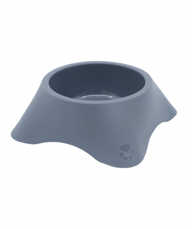 Animale de companie - Castron din plastic pentru animale, 300 ml, gri
