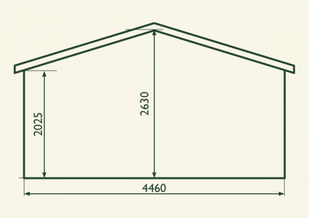 Casuta de gradina Merlot 4.5x4.5m [2]