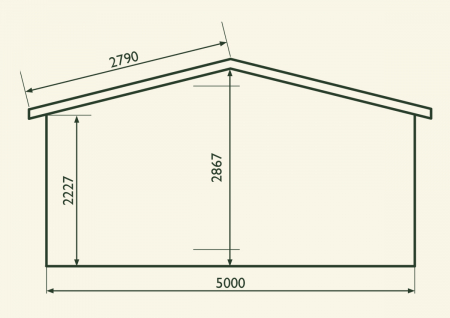 Casuta de gradina Malbec 5x3m [1]