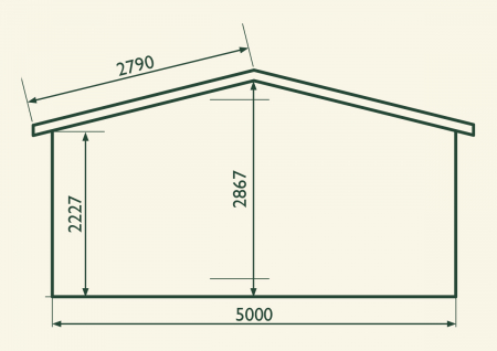 Casuta de gradina Barbera 5×5m [5]